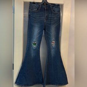 L&B Extreme Flare Jeans Size 12 BNWT